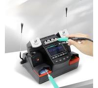 Station de soudage A902Pro C115 C210 C245 Station double pour retouche de soudure Réparation PCB IC téléphone portable Outils de soudure (A902Pro 245+210+6 pointes)