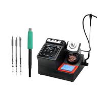 Station de soudage AIFEN A9E compatible avec fer à souder pointe 115/210/245 contrôle de température poignée station de soudage de réusinage (A9E 115+3 pointes)