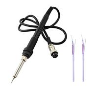 Station de Soudage, Avec 2pcs Element supplémentaire Élément chauffant SAike Station de soudage universelle Poignée de fer à brasage universel for SAIKE 85 2D 909D 898D ++ 8586(5-holes)