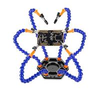 Station de soudage avec Six bras flexibles, Base métallique, outil, 6 étau d'aide à la soudure, en aluminium for réparation du pour la réparation de soudage