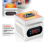 Station de soudage chauffante 800W, plaque chauffante de laboratoire pour soudage, plaque chauffante électronique 50-350 ℃ Démontage et réparation d'écran EU-BY1010