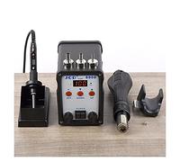 Station de Soudage, JCD 2 Dans 1 station de soudage SMD BGA Retravailler LCD Digital 750W Station soudure à air chaud Tools fer souder 8908(Zwart)