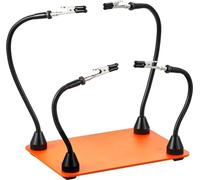 Station de soudage magnétique Aide au soudage troisième main - 4 bras flexibles - 201x140x3mm - Outil de précision pour le soudage