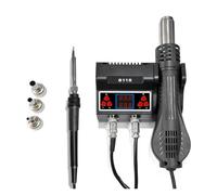 Station de soudage numérique 700W 2 en 1, Kit fer électrique avec pistolet à Air chaud pour la réparation des PCB SMD,Contrôle précis