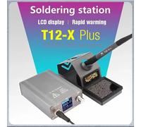 Station de soudage OSS T12 originale 75W, affichage numérique, température constante avec pointes T12 pour bricolage, outils de réparation de soudage de précision Ajouter T12-K-J02-C4
