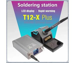 Station de soudage OSS T12 originale 75W, affichage numérique, température constante avec pointes T12 pour bricolage, outils de réparation de soudage de précision Ajouter T12-K-J02-C4
