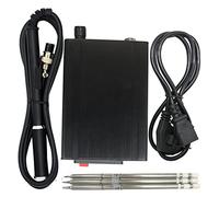 Station de Soudage, Station de soudure T12 Station numérique en fer à souder électronique OLED 1. 3 pouces avec poignée en métal noir et conseils en fer T12(SET3)