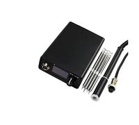 Station de Soudage, T12-Q19 Station de soudure de fer à souder électronique OLED 1. 3 pouces appropriées AC DC Puissance avec poignée en métal m8 pointes de fer(SET4)