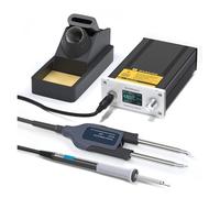 Station de soudage T12 STM 32 version 2.1, réglage numérique la température, OLED, fer à souder 5 broches, poignée ou pince épiler, veille automatique(T12 Tweezers)