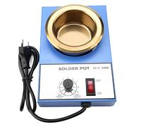 Station de Soudure 250W avec Pot à Souder, Contrôle de Température 200-580℃, Capacité 800g, Diamètre 80mm, 220V, pour Réparation Électronique