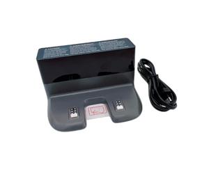 Station de stationnement pour aspirateur compatible avec Ecovacs Charge Dock CH1822, compatible avec Deebot Ozmo, T8 AIVI T8+T9+N8+N8 Pro T9 AIVI (station d'accueil et câble UE)