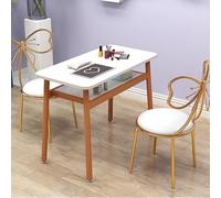 Station de Table de manucure Art Moderne Nail Tech Travail avec étagère Ouverte Professionnelle et Ensemble de chaises pour Salon de beauté Spa Maison et Boutique