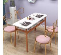Station de Table de manucure Art Moderne Nail Tech Workwith Open Shelf Professional pour Salon De Beauté Spa Ongles en Bois Bureau De Maquillage Ongles Et Ensemble De Chaises pour La Maison