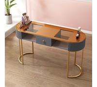 Station de Table de manucure Bureau Moderne Nail Tech avec tiroirs et Armoire - Professionnel pour Salon, Spa, Maison et Studio de beauté - Équipement Essentiel pour Les Artistes des Ongles