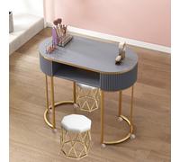 Station de Table de manucure Technique d’ongle Moderne avec tiroirs verrouillables et Bureau d’ongle en Bois Professionnel en Verre pour Le Travail Manuel de l’Artiste de Spa de Salon