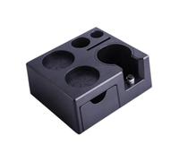 Station de tamper à expresso antidérapant en plastique noir