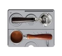 Station de tassage de café - Tampon en silicone pour comptoir | Tapis de tamper de qualité alimentaire pour cuisine, café, routine matinale, anniversaires, passionnés, utilisation sur comptoir et