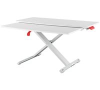 Station de travail assis/debout Leitz Ergo Cosy avec plateau coulissant