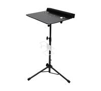 Station de travail de tatouage avec support, hauteur réglable 61-107 cm | Établi portable de tatouage, surface de travail de 50 × 35 cm avec étagère inférieure, porte-gobelet