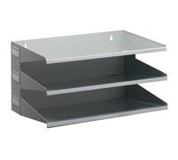 Station de tri Business, 3 compartiments, gris