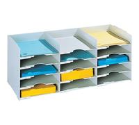 Station de tri Formularbox, 15 compartiments, gris