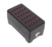 Station de USB, 150 W, 30 Ports, Plusieurs Ports USB, PC, ABS, Matériau Ignifuge, Chargeurs de Bureau, pour Téléphones Portables, Appareils Numériques, 100 à 240 V, Modèle WT268