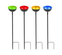 Station d'eau pour Abeilles Jardin | Pack de 4 Abreuvoirs à Abeilles pour Espaces Verts - Décoration de Jardin Extérieure Résistante à la Rouille pour Cour, Arrière-Cour et