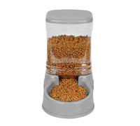 Station d'eau pour aliments pour animaux de compagnie : libération par | gravité, trémie de stockage transparente, couvercle avec joint de fraîcheur, unité de distribution de contrôle de porc