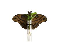 Station D'Élevage Murale pour Papillons, Supports de Plantes Suspendus en Bois, Plantes D'Intérieur avec Tubes en Plastique, A