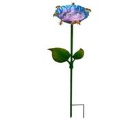 Station d'irrigation pour baignoire de jardin | Mangeoire sur pied en métal faite à la main | Pour boire, décoration de patio extérieur, jardin sur balcon C