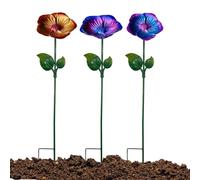 Station d'irrigation pour jardin | 3 pièces en forme de fleurs en forme de papillon - Pour terrasse, balcon, arrière-cour, jardin, extérieur, étang, ferme, pont, papillons
