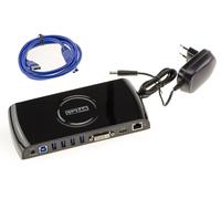 KALEA-INFORMATIQUE STATION USB 3.0 vers HUB USB / GIGABIT ETHERNET / DVI / HDMI / AUDIO