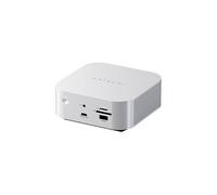 Satechi Station d'accueil CubeDock Thunderbolt 5 – Boîtier SSD NVMe Multiport USB, PD 140W – Argent