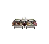 Kukoo - Station Double Professionelle Bar Cocktails Restaurant Café Hotel HORECA CDHR 197cmx78 cm Acier Inoxydable 304 Modulable [Boston Shaker & Robinet 360° Inclus]