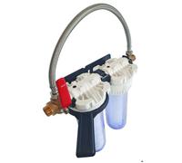 Station double filtration anticalcaire - AQUAWATER - avec by-pass - fabrication française