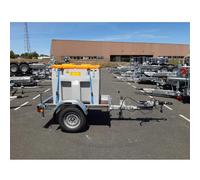 Station Easy Mobil 600 litres sur remorque conforme ADR - Cematic 3000 12 V - Capot - CEMO - 90565