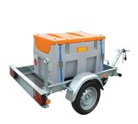 Station Easy Mobil 980 litres Premium - BiPump 12 V - Capot - Remorque conforme ADR - CEMO