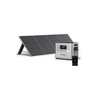Station Electrique Portable 2400W avec Panneau Solaire 200W, Generateur Electrique Contrôle via App, Batterie Nomade 2048Wh, Générateur Solaire avec