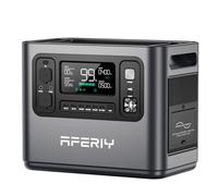 Station Electrique Portable AFERIY P110-D, Generateur Electrique Portable 1200W 960Wh Batterie Nomade LiFePO4 Charge Rapide en 1H, Sortie 220V-240V, UPS, Générateur Solaire pour CampingCar/Travail/RV