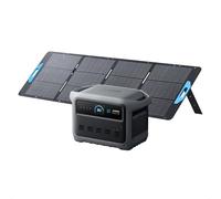 Station électrique portable Anker SOLIX C1000 Gen 2 et panneau solaire 200 W, générateur solaire 2 000 W (pic 3 000 W), charge totale en 49 min, batterie LiFePO4 1 024 Wh, pour les coupures de courant