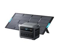 Station électrique portable Anker SOLIX C1000 Gen 2 et panneau solaire 400 W, générateur solaire 2 000 W (pic 3 000 W), charge totale en 49 min, batterie LiFePO4 1 024 Wh, pour les coupures de courant