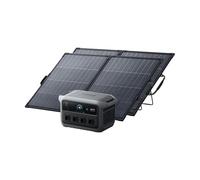 Station électrique portable Anker SOLIX C2000 Gen 2 + 2 panneaux solaires 200 W, générateur solaire 2 400 W (pic 4 000 W), recharge en 58 min, batterie LiFePO4 2 048 Wh, pour le camping ou à la maison