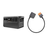 Station électrique portable DJI Power 1000 V2, câble SDC vers Mavic 3, batterie LFP de 1 024 Wh, format compact, sortie stable de 2 600 W, prêt pour drone en 30 min, applications en camping