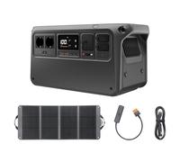 Station électrique portable DJI Power 1000 V2, générateur solaire avec panneau, batterie LFP de 1 024 Wh, sortie de 2 600 W, alimentation automobile, camping, camping-car