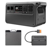 Station électrique portable DJI Power 1000 V2, panneau solaire pliable, batterie LFP de 1 024 Wh, sortie de 2 600 W, recharge de 0 à 80% en 37 min, sécurité améliorée, camping, camping-cars