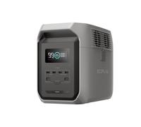 Station électrique portable EF EcoFlow DELTA 3 1500, cellules LFP, 1536 Wh de capacité, recharge complète en 1,5 h, 1800 W de puissance de sortie (3 600W en crête), idéale pour camping et camping-cars