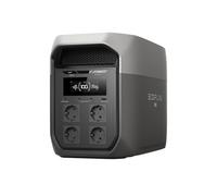 Station électrique portable EF ECOFLOW DELTA 3 Max 2048 Wh, batterie LFP | Sortie X-Boost 2400 W, charge 0 à 80% en 51 min, générateur solaire pour alimentation de secours, camping, en extérieur