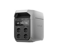Station électrique portable EF EcoFlow DELTA 3 Plus,1024 Wh de capacité, batterie LiFePO4, charge complète en 56 min, 1800W de puissance de sortie, pour camping, RV, l'alimentation de secours
