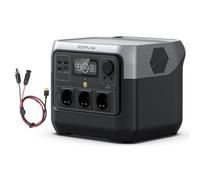 Station électrique portable EF ECOFLOW RIVER 2 Pro, batterie LiFeP04, 768 Wh, charge rapide en 70 min, 3 prises CA de 800 W, générateur solaire pour camping extérieur/camping-cars (River 2 Pro+cable)