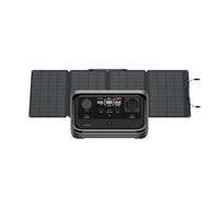 Station électrique portable EF ECOFLOW RIVER 3 Plus avec panneau solaire 110W, batterie LFP 286Wh, sortie à 1200W, autonomie 16h+ pour appareils 100 W, générateur solaire pour extérieur, camping, RV